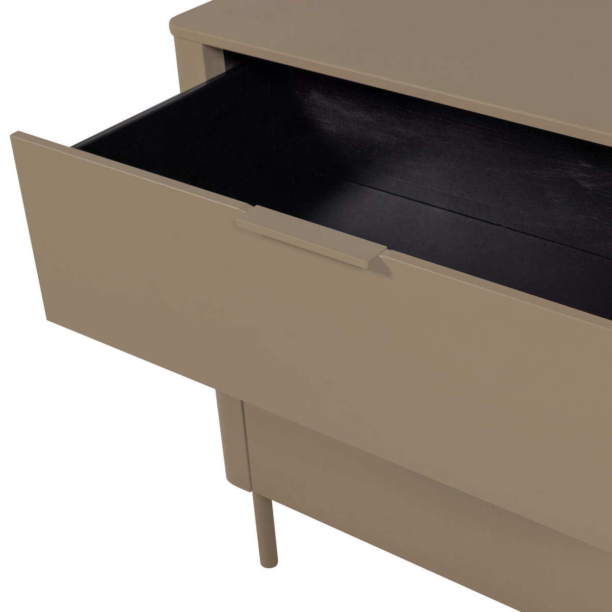 KOMMODE Gunnar, 94/93/52 cm, 3 Schublade(n)  - Schlammfarben/Schwarz, Design, Holz/Metall (94/93/52cm) - Livetastic