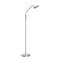 LED BORDSLAMPA - nickelfärgad, Klassisk, metall (23/135cm) - Fischer & Honsel
