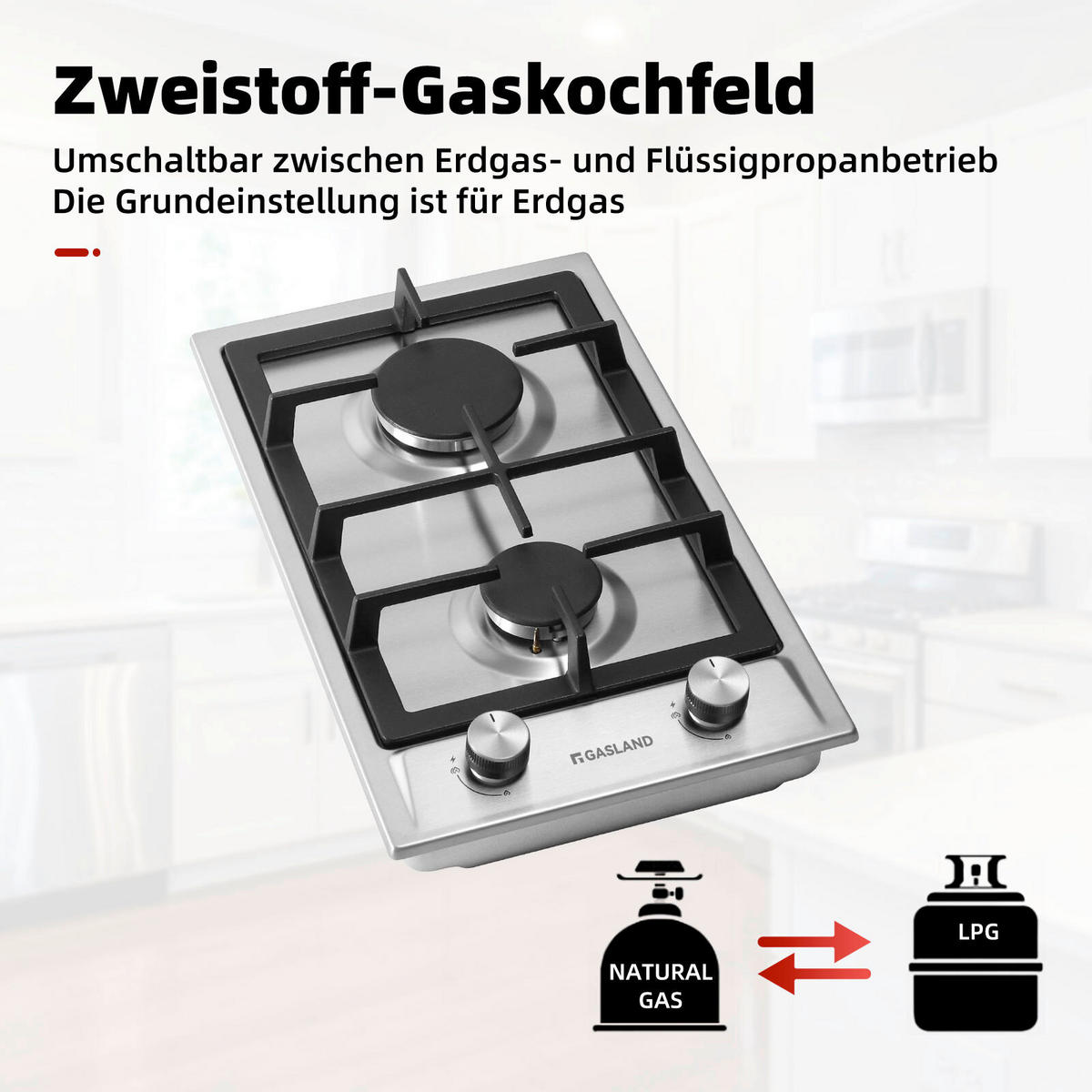 GASKOCHFELD - Edelstahlfarben, Trend, Metall (29/50/9.4cm)