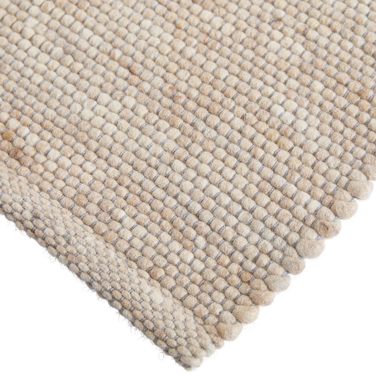 HANDWEBTEPPICH 200/290 cm Beige  - Beige, Basics, Textil (200/290cm) - Linea Natura