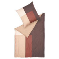 WENDEBETTWÄSCHE Satin 135/200 cm  - Rotbraun/Bordeaux, Design, Textil (135/200cm) - Schöner Wohnen