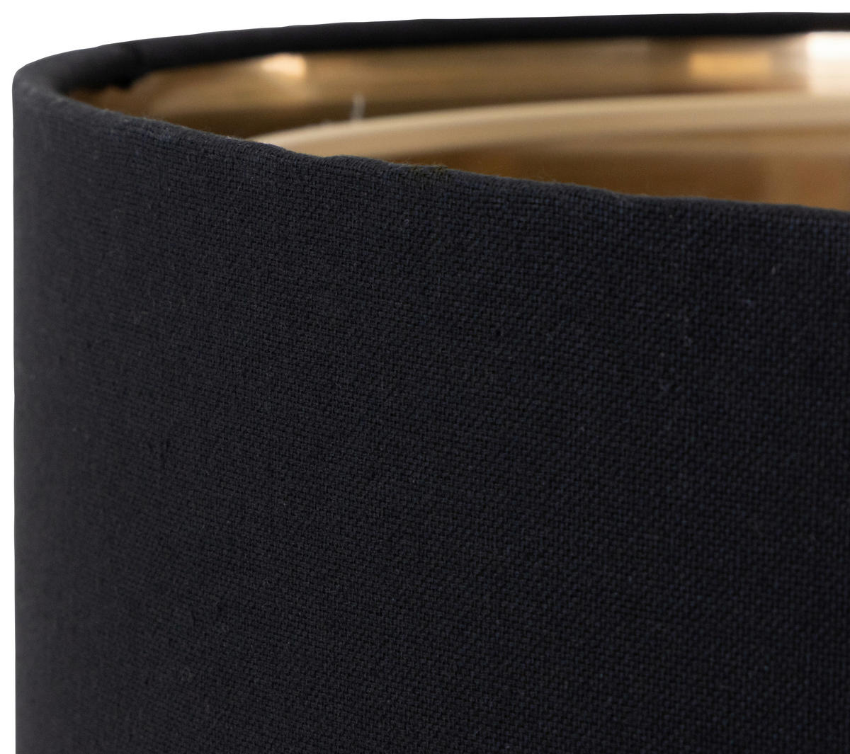 HÄNGELEUCHTE 45,5/120 cm   - Goldfarben/Schwarz, MODERN, Kunststoff/Textil (45,5/120cm) - Novel