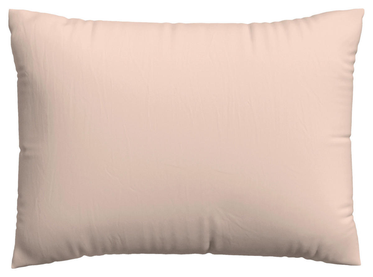 KOPFPOLSTERBEZUG WOVEN SATIN 70/90 cm  - Hellrot, Basics, Textil (70/90cm) - Schlafgut