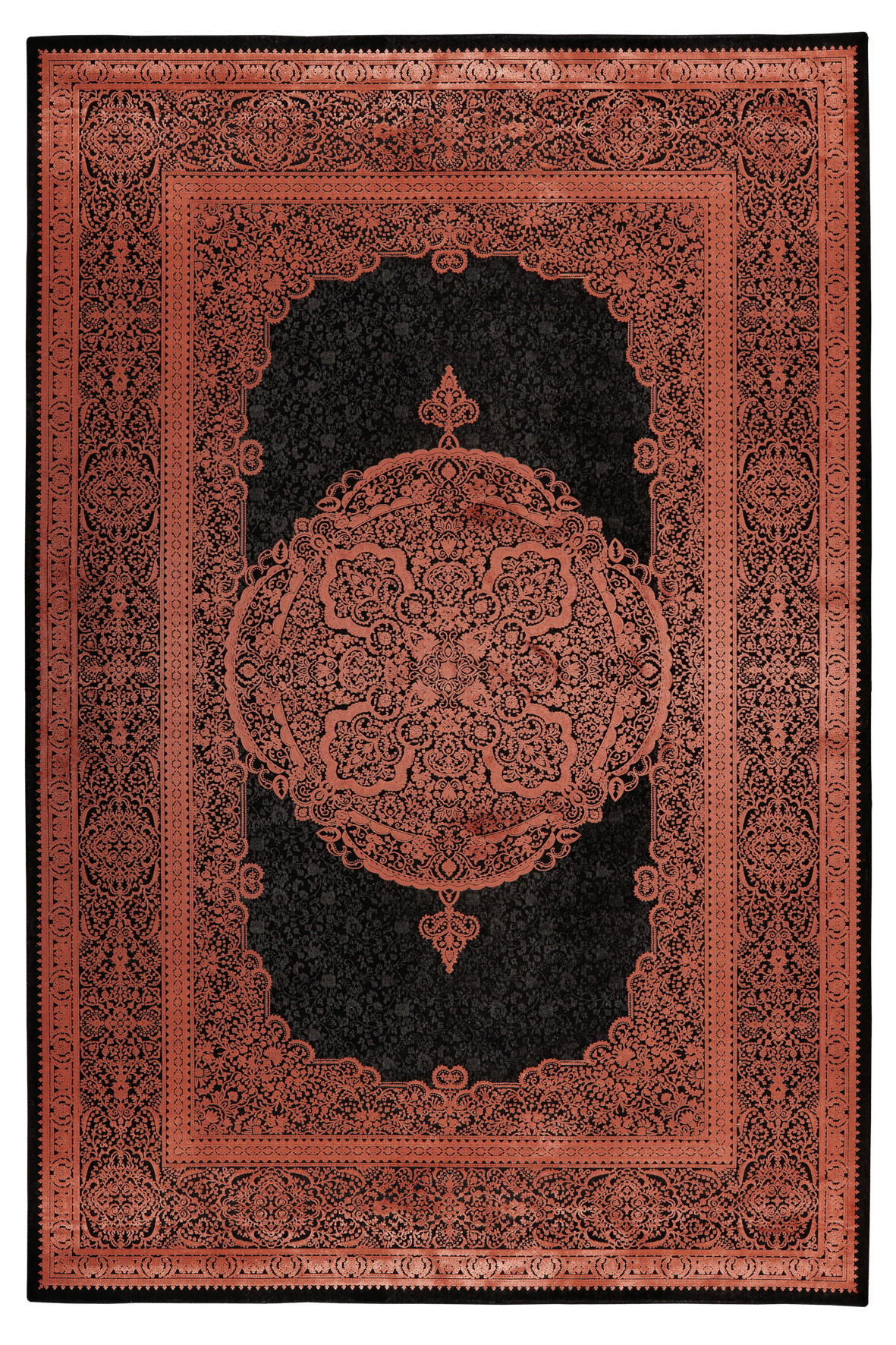 FLACHWEBETEPPICH 140/200 cm Kupferfarben  - Kupferfarben, Basics, Textil (140/200cm) - Obsession