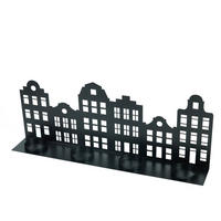 KERZENHALTER - Schwarz, LIFESTYLE, Metall (50/7,5/19cm) - X-Mas