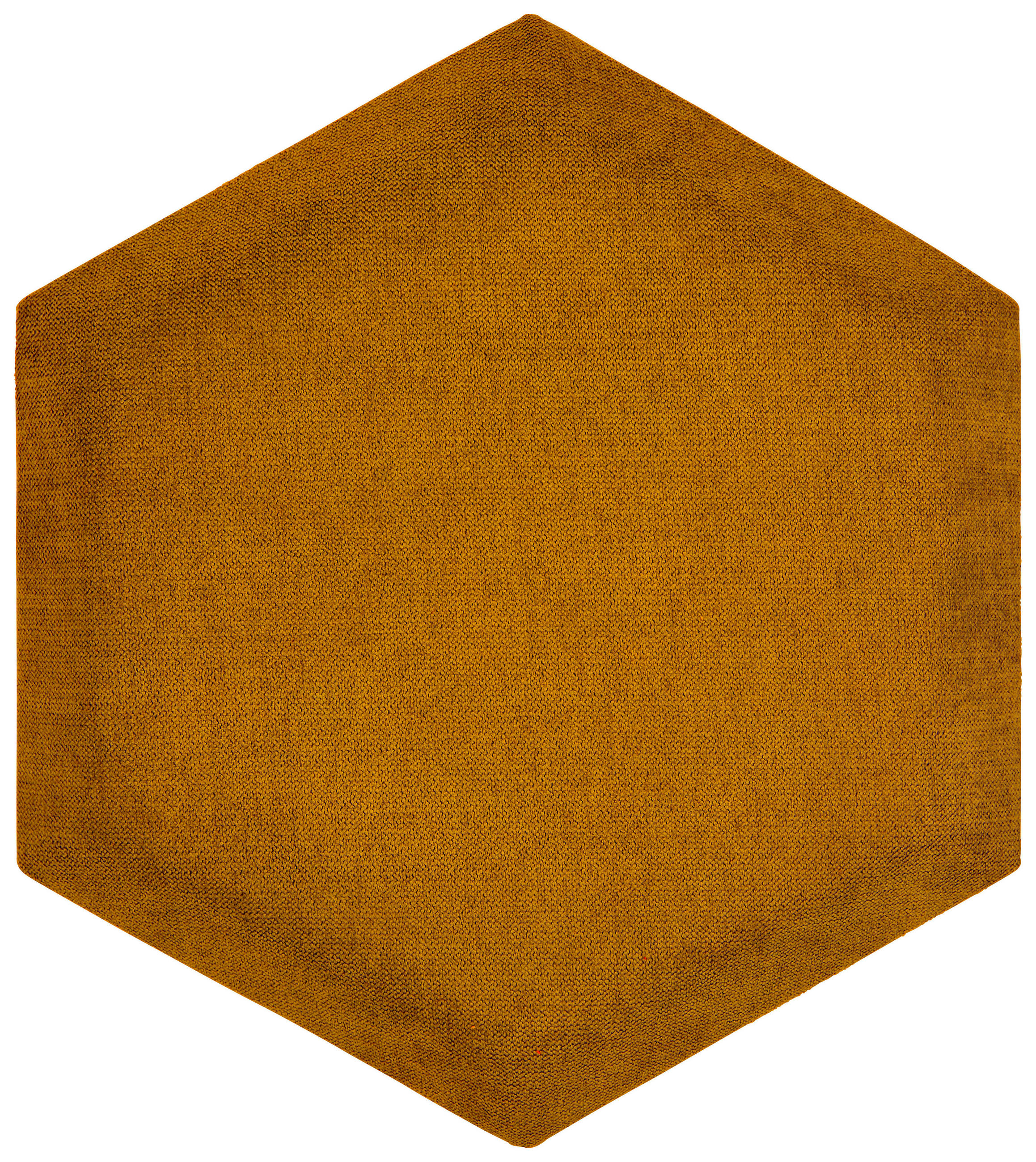 Polsterpaneel 2er-set 36x32 Cm Sechseck, Honigfarben