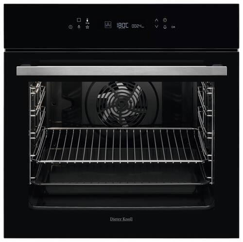 INBYGGNADSUGN DKP39904XK  - stålfärgad/svart, Basics, metall/glas (59,4/59,4/56,8cm) - Dieter Knoll