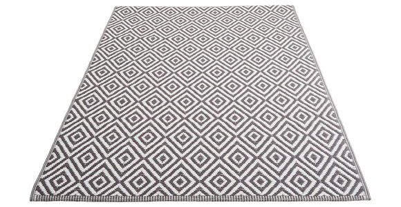 OUTDOORTEPPICH  Ibiza  - Weiß/Grau, Trend, Textil (120/180cm) - Boxxx