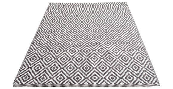 OUTDOORTEPPICH Ibiza - Weiß/Grau, Trend, Textil (120/180cm) - Boxxx
