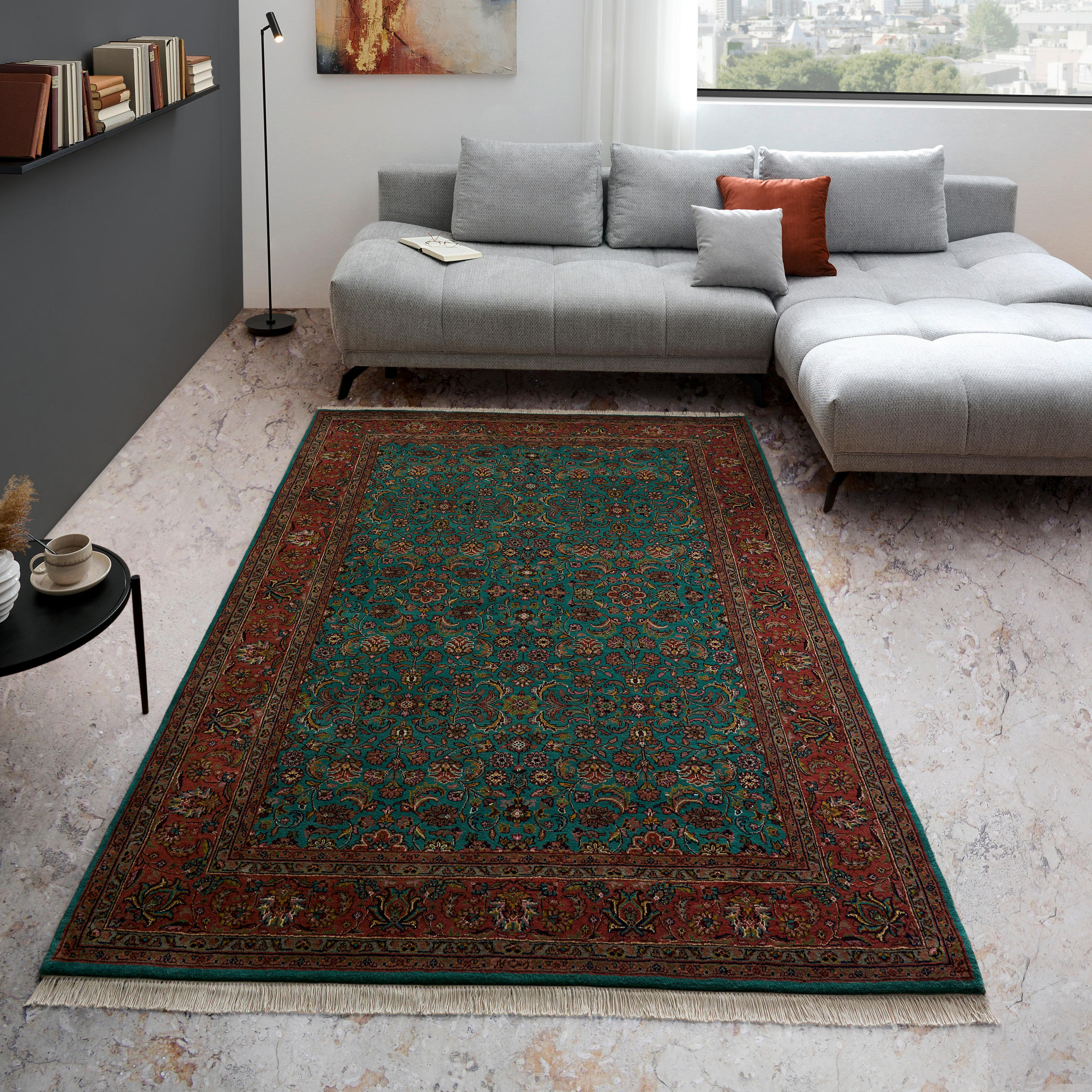 ORIENTTEPPICH 80/300 cm Nain Master Hellgrün  - Hellgrün, LIFESTYLE, Textil (80/300cm) - Cazaris