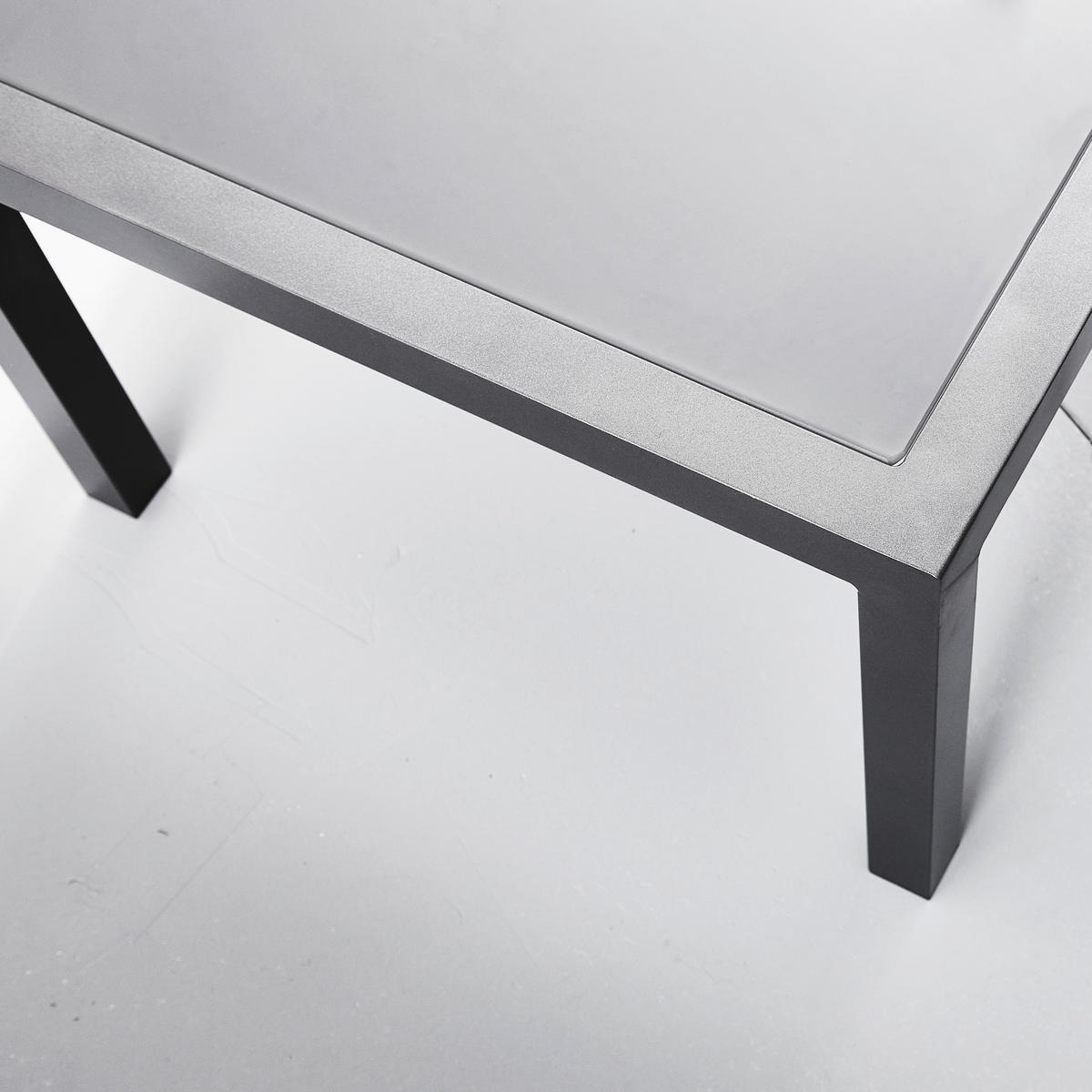 Mobilier Terasă Și Lounge 18 piese  182/182 cm   - gri închis, Design, sticlă/metal (182/182cm) - Ambia Garden