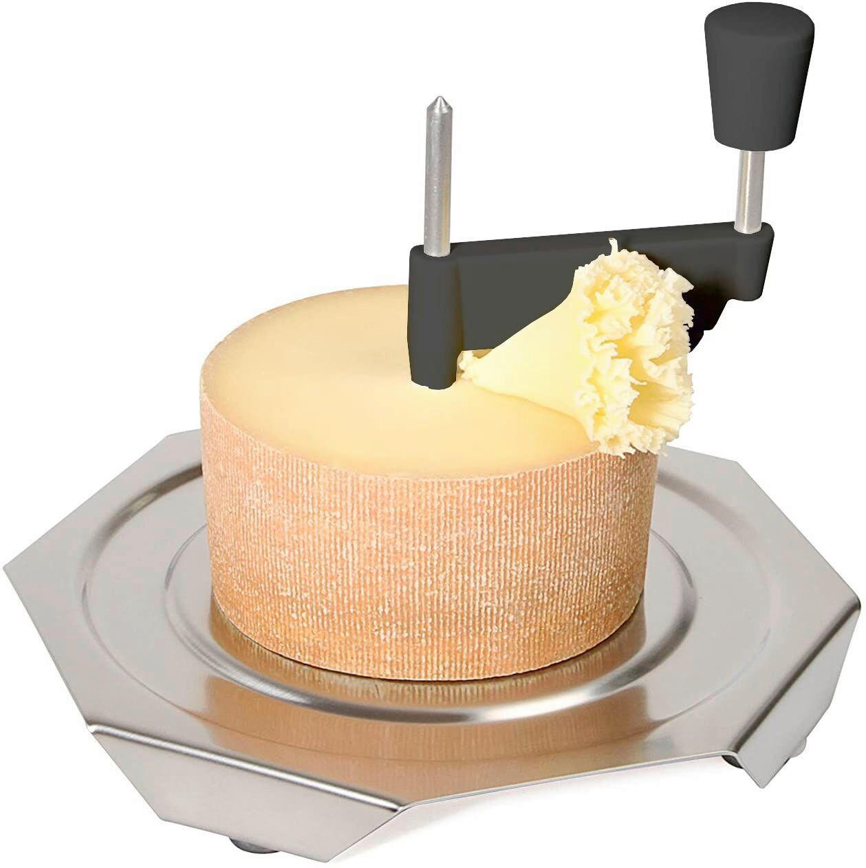 KÄSEHOBEL - Edelstahlfarben, Basics, Metall (18,5cm) - Heidi Cheese Line
