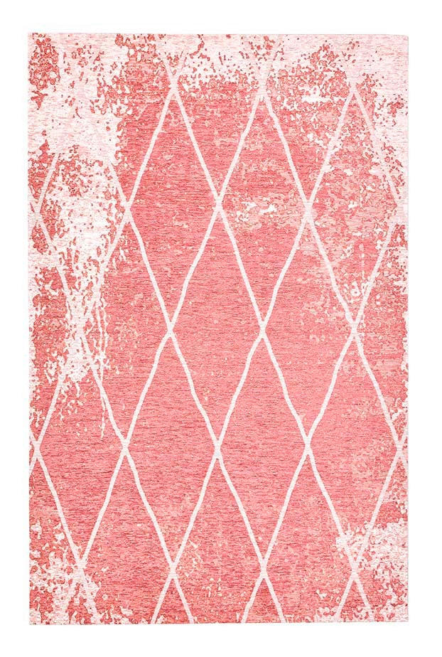 VINTAGE-TEPPICH 68/130 cm Fine Line  - Rosa, Design, Kunststoff/Textil (68/130cm) - Tom Tailor