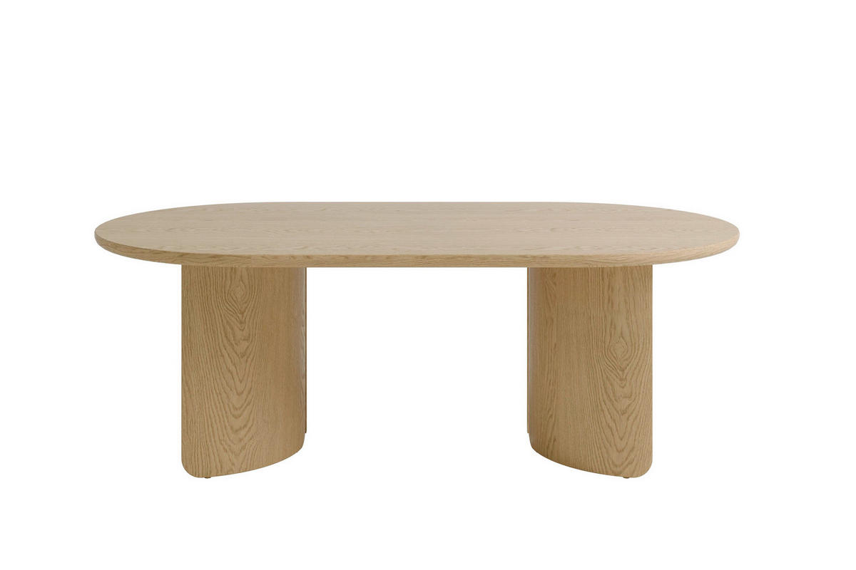 COUCHTISCH 110/60/41 cm Holzwerkstoff einfacher Aufbau, 2 in 1 Gestell  - Eiche Bianco, Modern, Holzwerkstoff (110/60/41cm) - MID.YOU