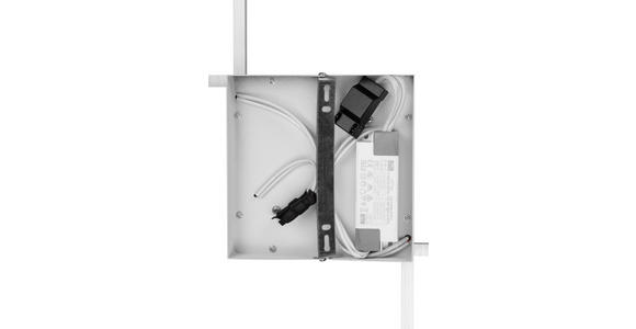 LED-DECKENLEUCHTE 42/42/4,5 cm - Weiß, Basics, Kunststoff/Metall (42/42/4,5cm) - Boxxx