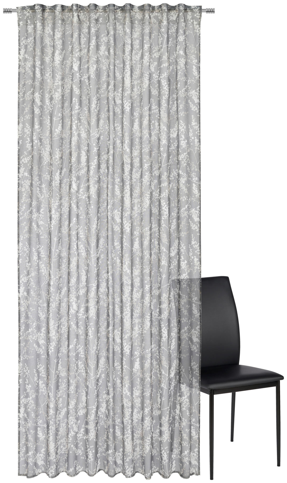 FERTIGVORHANG halbtransparent  - Braun, KONVENTIONELL, Textil (140/245cm) - Esposa