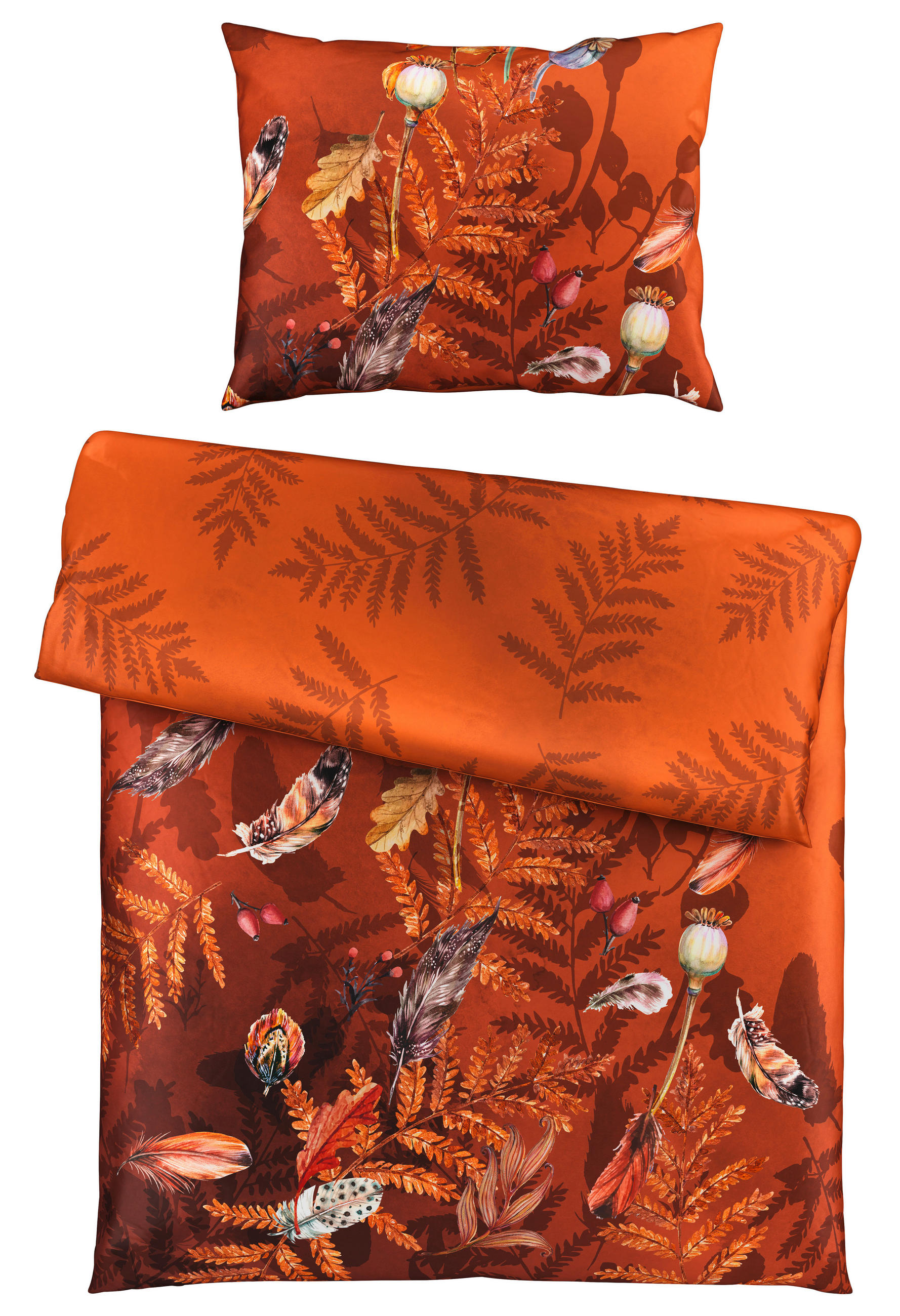 MEGFORDÍTHATÓ ÁGYNEMŰHUZAT 140/200 cm - Terrakotta, Konventionell, Textil (140/200cm) - Esposa