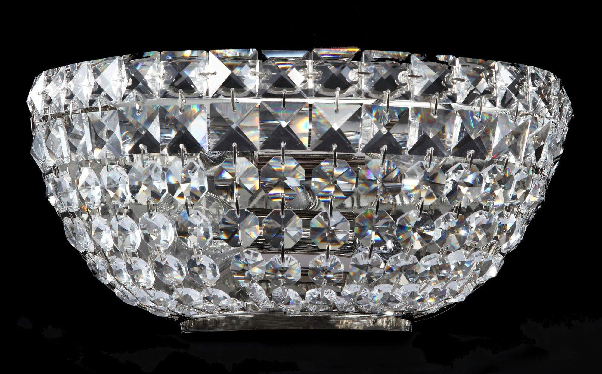 WANDLEUCHTE - Nickelfarben, Trend, Metall (12,2/25,7/14,8cm) - MAYTONI