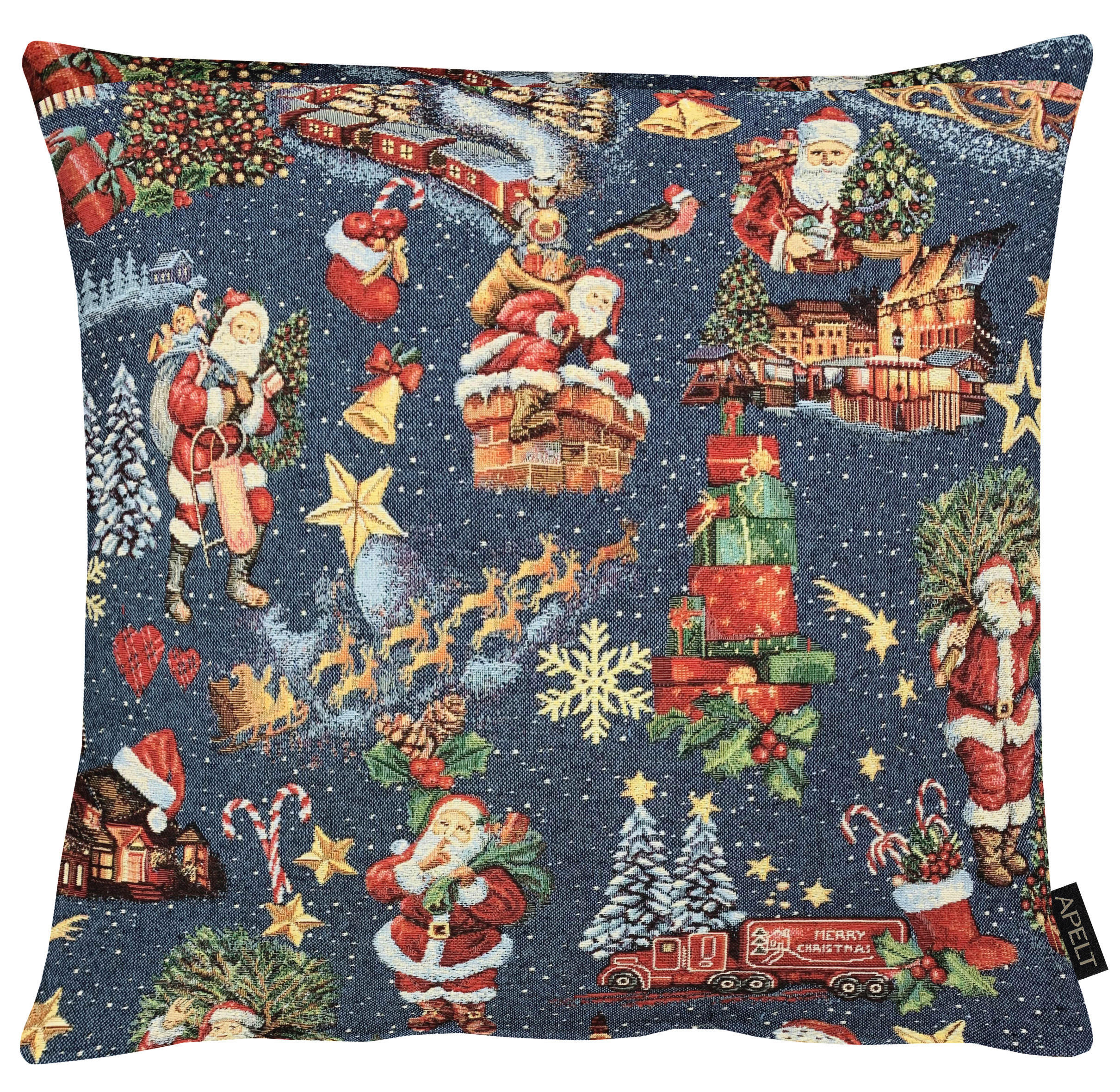 KISSENBEZUG WINTERWELT 49/49 cm  - Multicolor, Design, Textil (49/49cm) - X-Mas