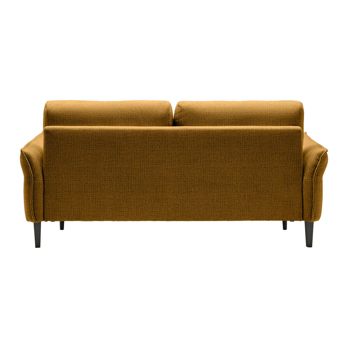 3-SITS SOFFA i vävt tyg senapsgul  - svart/senapsgul, Modern, trä/textil (183/85/92cm) - MID.YOU
