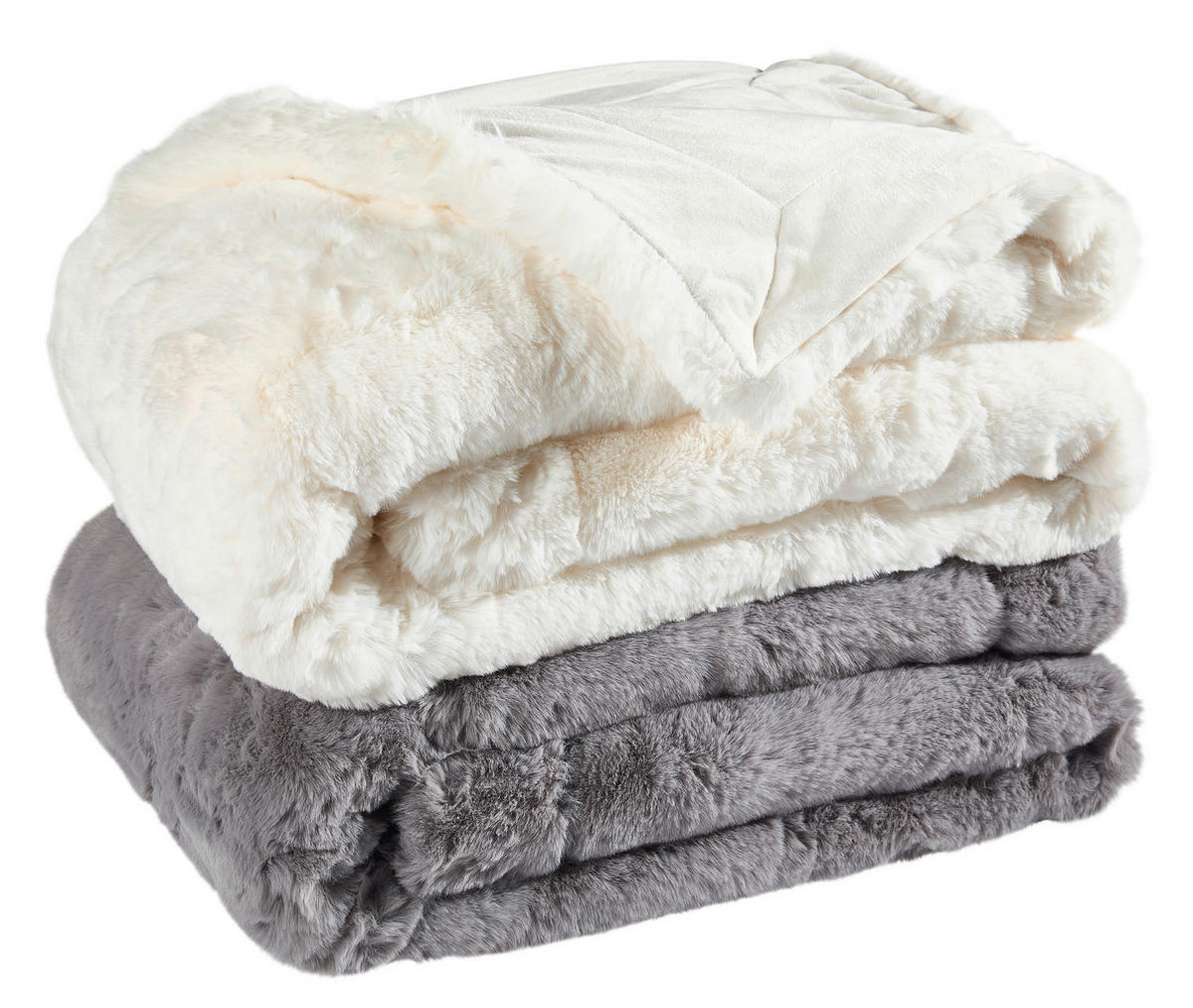 FELLDECKE 150/200 cm  - Anthrazit, Basics, Textil (150/200cm) - Dieter Knoll