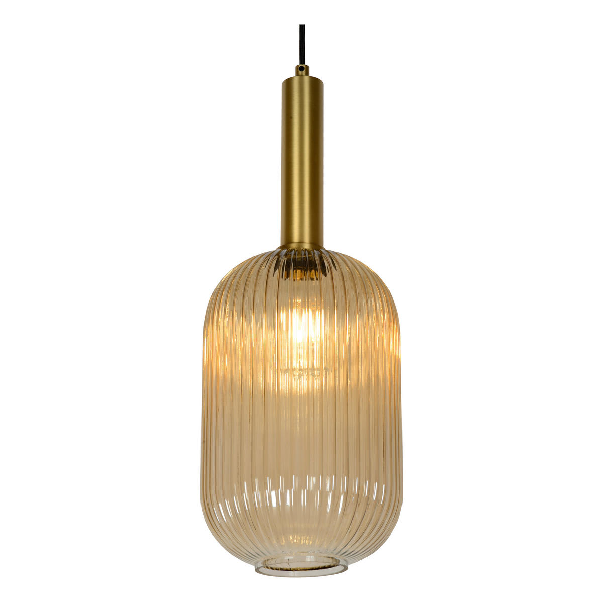 HÄNGELEUCHTE 20/150 cm  - Bernsteinfarben, Design, Glas (20/150cm) - Lucide