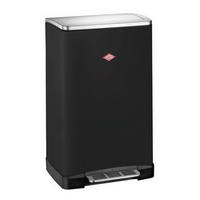 ABFALLSAMMLER BIG DOUBLE BOY 2X18 L  - Schwarz, KONVENTIONELL, Kunststoff/Metall (40,5/65/34,5cm) - Wesco