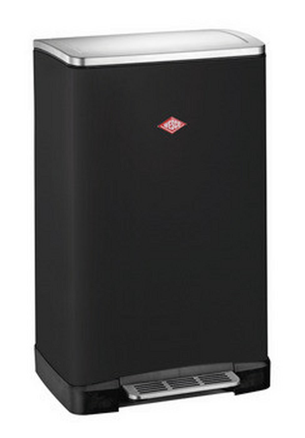 ABFALLSAMMLER BIG DOUBLE BOY 2X18 L  - Schwarz, KONVENTIONELL, Kunststoff/Metall (40,5/65/34,5cm) - Wesco