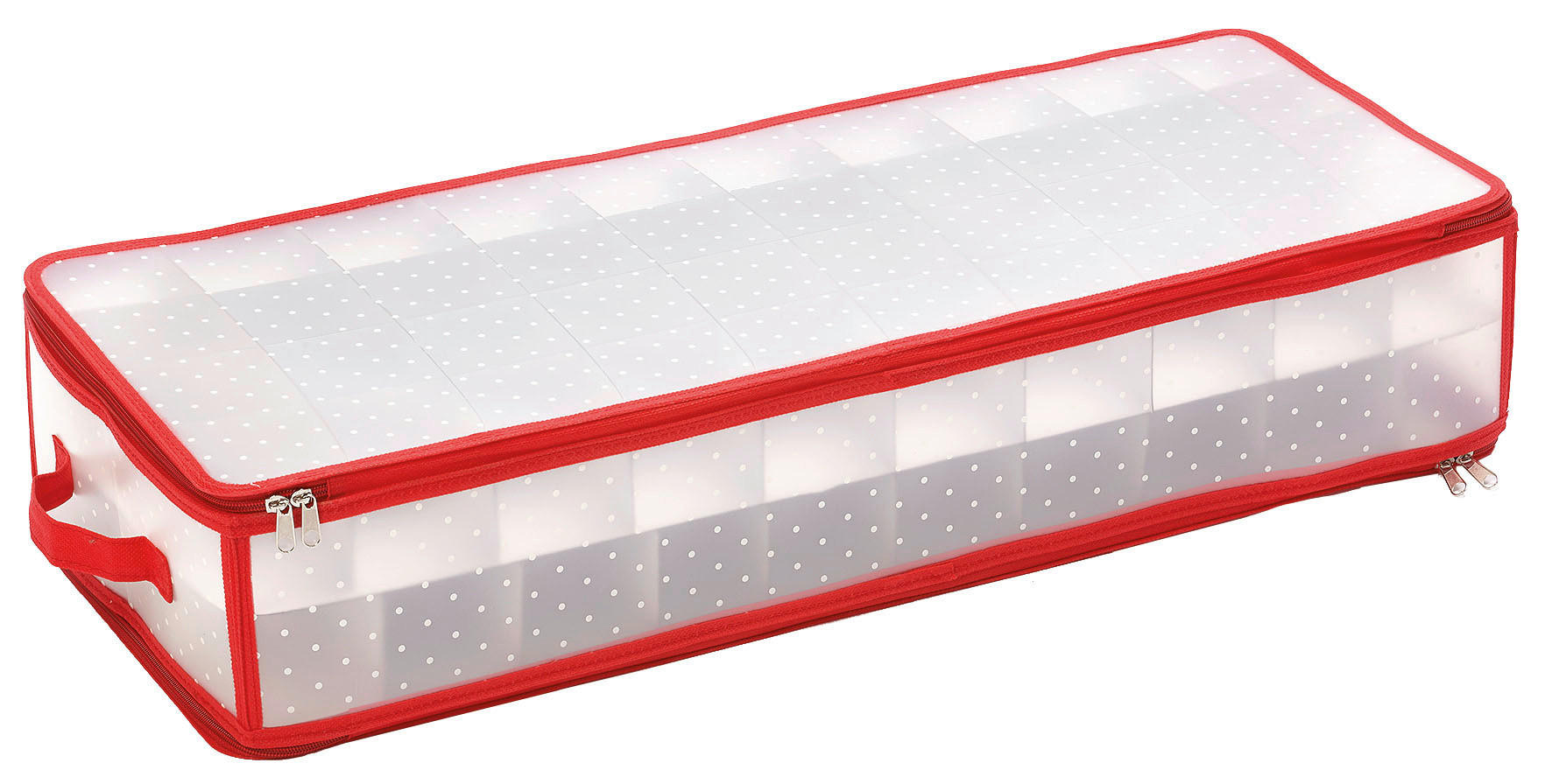 AUFBEWAHRUNGSBOX    78/48/16 cm  - Rot/Weiß, Basics, Kunststoff (78/48/16cm)