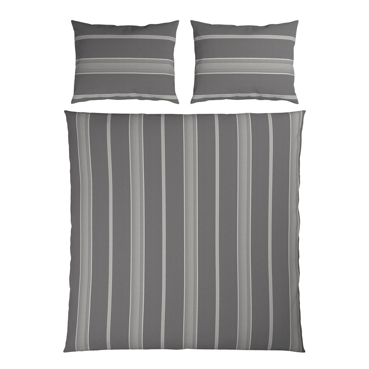 BETTWÄSCHE REMSA Flanell 200/200 cm  - Grau, KONVENTIONELL, Textil (200/200cm) - Esposa