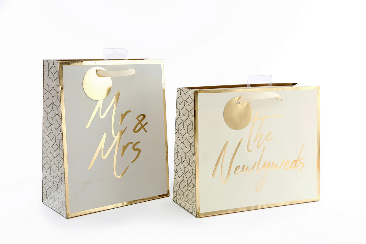 DARČEKOVÁ TAŠKA - Basics, papier (19/23/9cm)