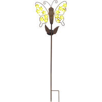 SOLÁRNÍ SVÍTIDLO, 22,5/4/90,5 cm - rezavá, Trend, kov/plast (22,5/4/90,5cm) - Ambia Garden