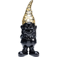 DEKOZWERG - Goldfarben/Schwarz, Trend, Kunststoff (20/61/23cm) - Kare-Design