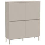 HIGHBOARD  in 100/122/35 cm  - Kaschmir, Design, Holzwerkstoff/Metall (100/122/35cm) - Hom`in