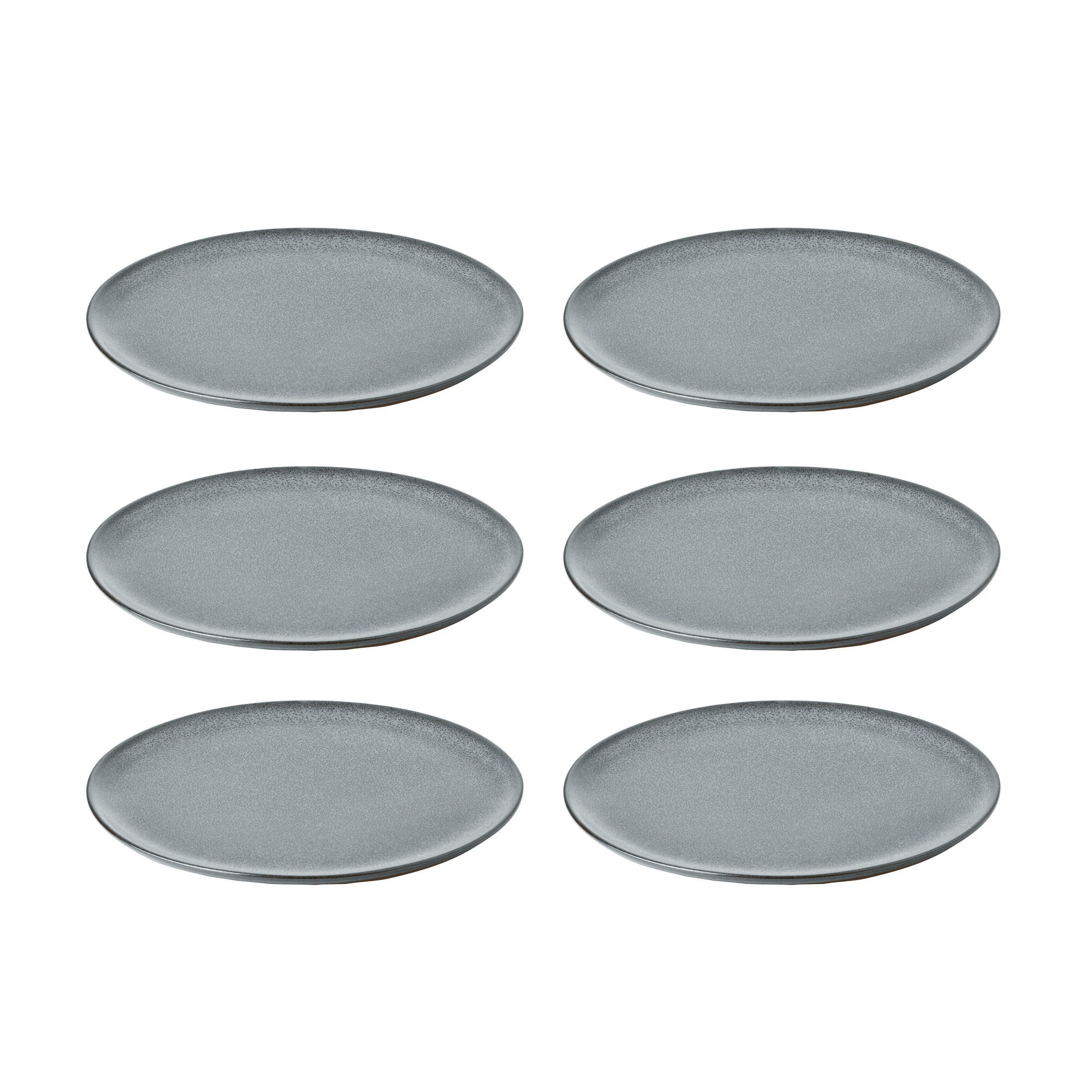 TELLERSET RAW 6-teilig  - Grün, Basics, Keramik (23cm) - Aida