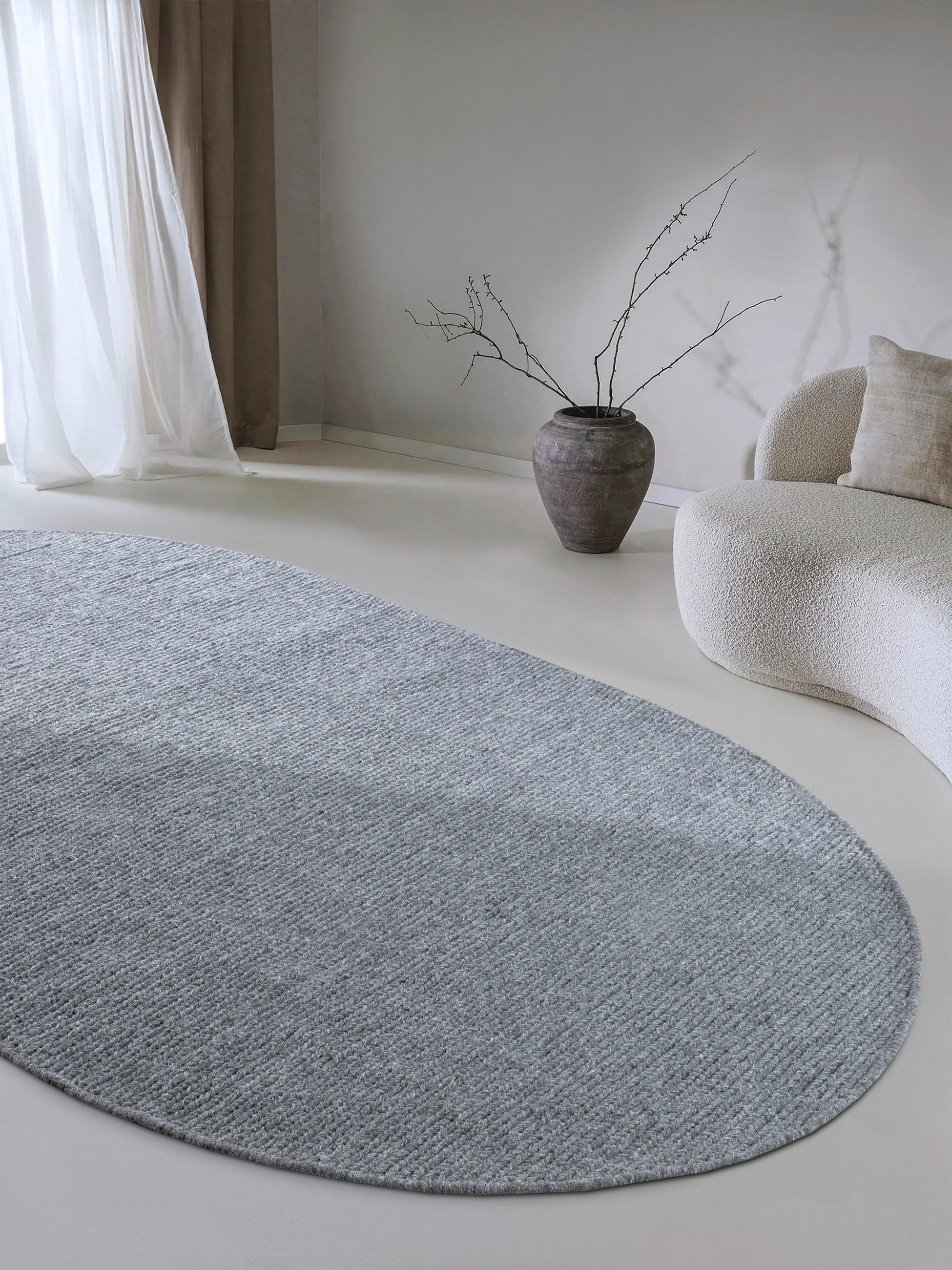 HANDWEBTEPPICH 160/230 cm Kollektion 1748 Grau, Hellgrau  - Hellgrau/Grau, Basics, Textil (160/230cm) - Villeroy & Boch