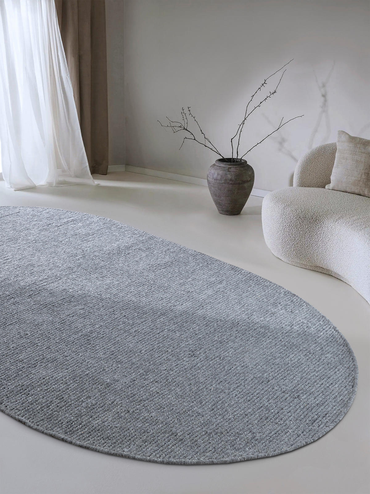 HANDWEBTEPPICH 160/230 cm Kollektion 1748 Grau, Hellgrau  - Hellgrau/Grau, Basics, Textil (160/230cm) - Villeroy & Boch