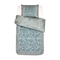 BETTWÄSCHE MAERE Satin 155/220 cm  - Blau, KONVENTIONELL, Textil (155/220cm) - Essenza