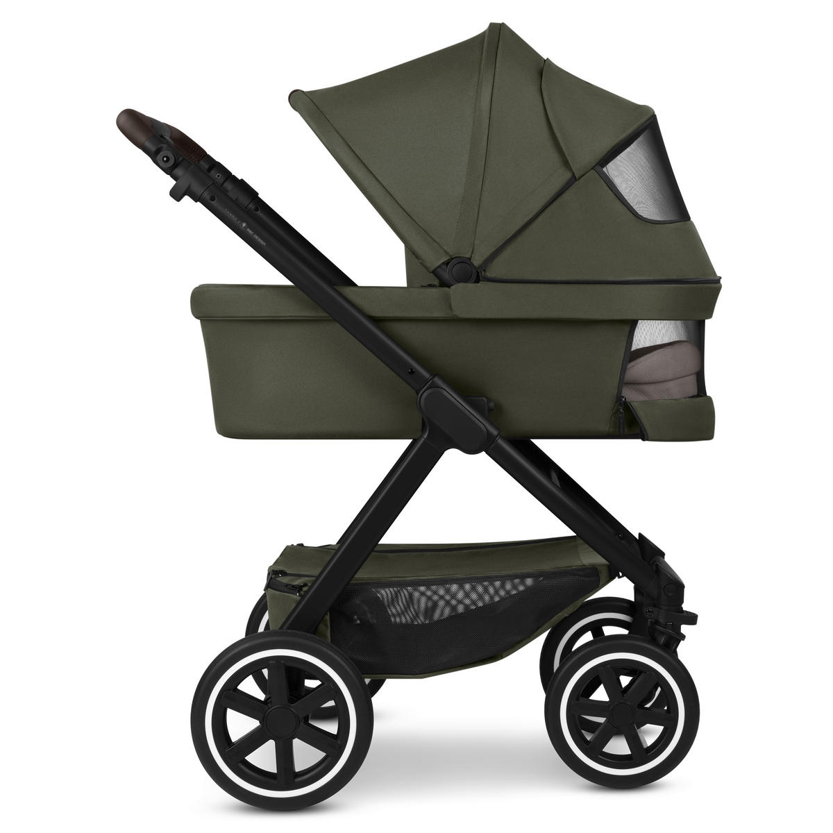KINDERWAGEN  Samba 2  Avocado  - Schwarz/Olivgrün, Basics, Metall (60/108/88cm) - ABC Design