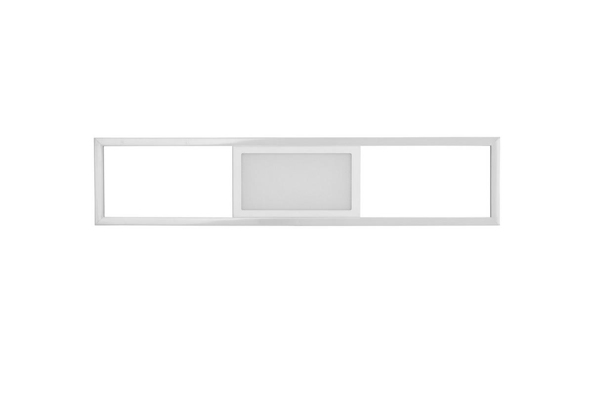 LED-DECKENLEUCHTE     - Weiss, Design, Metall (60/6/13cm)