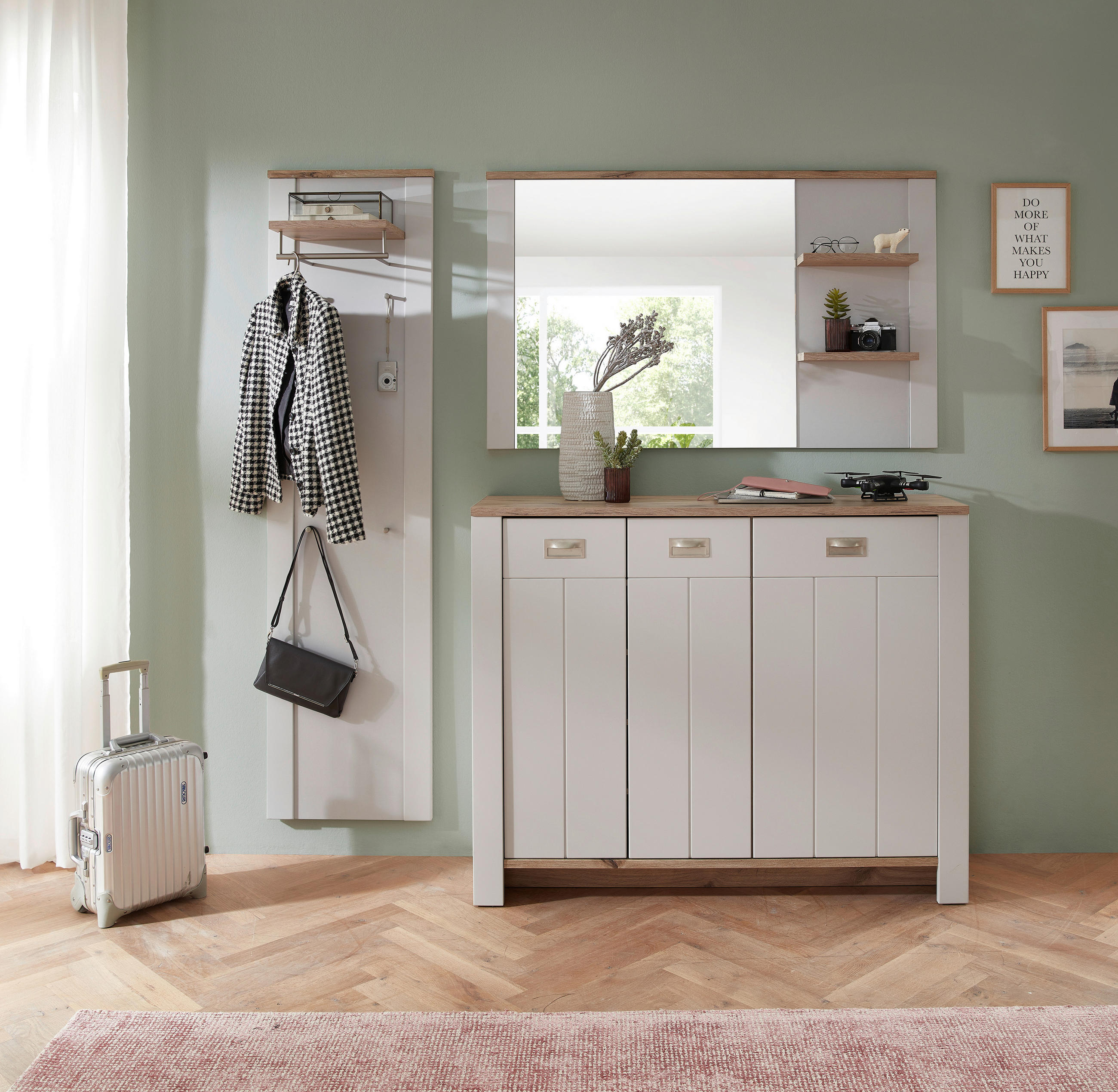 GARDEROBENPANEEL  in 48/188/30 cm  - Eichefarben/Braun, LIFESTYLE, Holzwerkstoff (48/188/30cm) - MID.YOU