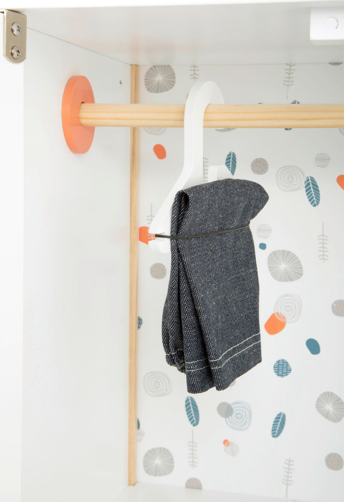 PUPPENKLEIDERSCHRANK - Multicolor, Basics, Holz (40/48/28cm) - small foot