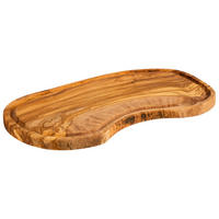 SERVIERBRETT Holz Olivenholz OLIVE  - Karamell, Basics, Holz (39,5/31/2,5cm)