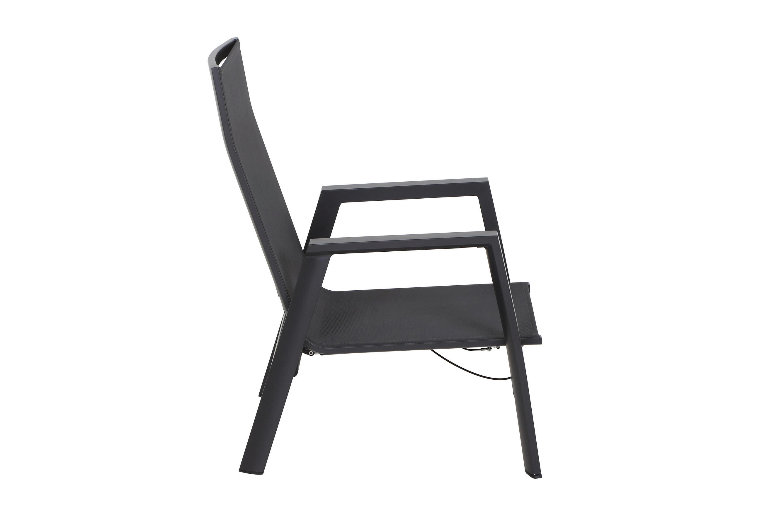 LOUNGEGARNITUR 5-teilig   72,5/82,5/99 cm Aluminium  - Grau, Basics, Keramik/Kunststoff (72,5/82,5/99cm) - Siena Garden