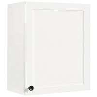 KÜCHENOBERSCHRANK 60/72/35 cm  in Weiß  - Schwarz/Weiß, MODERN, Holzwerkstoff/Metall (60/72/35cm) - Nobilia