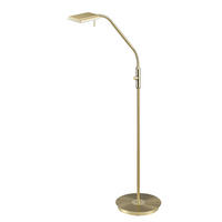 LED-STEHLEUCHTE - Messingfarben, Design, Kunststoff/Metall (135cm) - Trio Leuchten