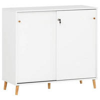 AKTENSCHRANK Weiß  - Weiß, MODERN, Holzwerkstoff (100,1/92,6/41cm) - MID.YOU
