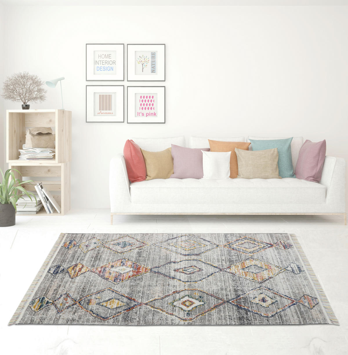 WEBTEPPICH 120/180 cm 4972 Grau  - Grau, LIFESTYLE, Textil (120/180cm)