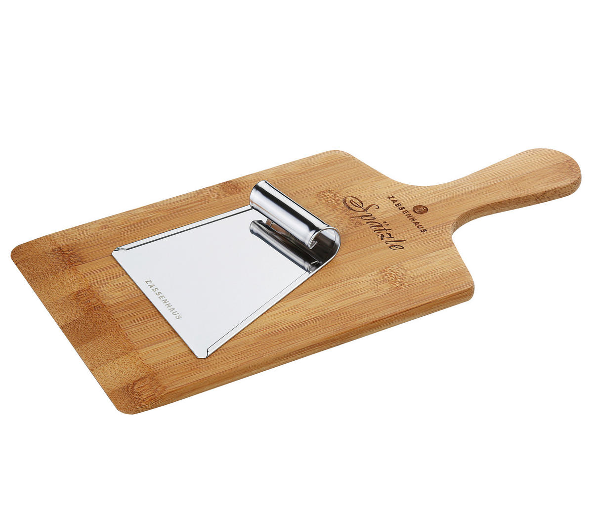 SPÄTZLEHOBEL  - Hellbraun, Basics, Holz/Metall (34/16/0,9cm) - Zassenhaus