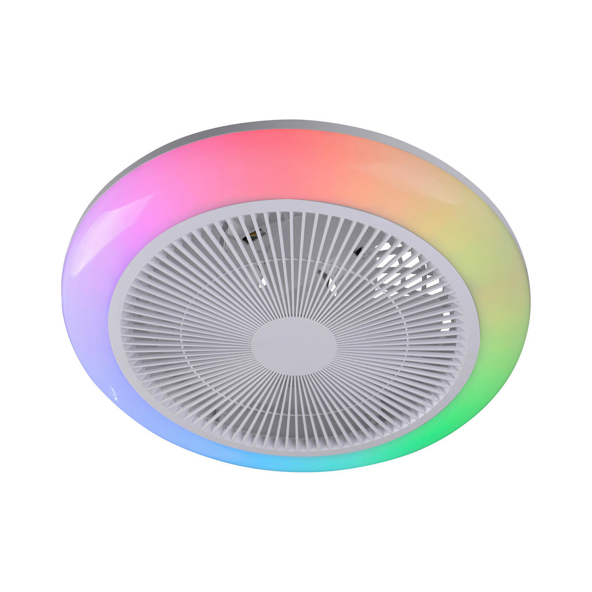 DECKENVENTILATOR - Weiß, Basics, Kunststoff (46/46/14cm)